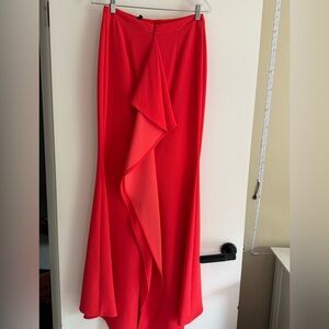 Elegant Red Women's Skirt